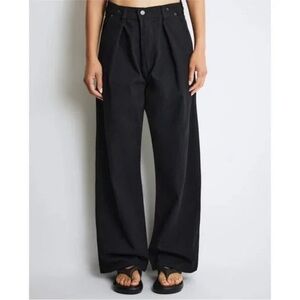 ROUCHA Diana Pleated wide leg denim size B medium size 6-8 US